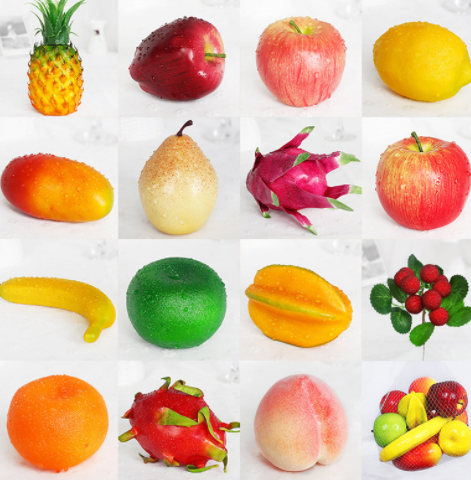 仿真水果 迷你小水果装饰 随机12款轻型水果套装