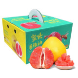 初灿福建红心柚子 蜜柚新鲜水果当季时令红肉琯溪红柚生鲜 4颗礼盒装【单果2斤】净重8斤